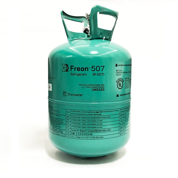 Freon Chemours R507A Refrigerant Gas