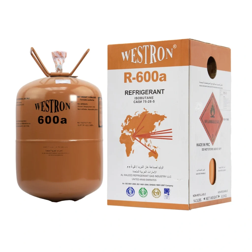 Westron R600A Refrigerant Gas with box
