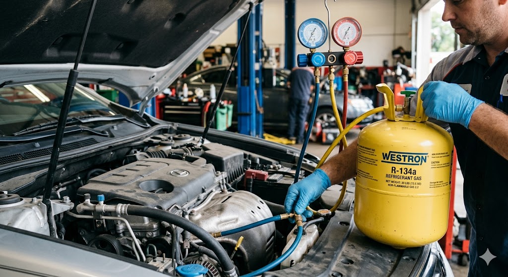 westron gas cylinder filling car ac